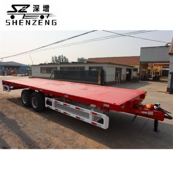 20噸軸距可調(diào)平板拖車